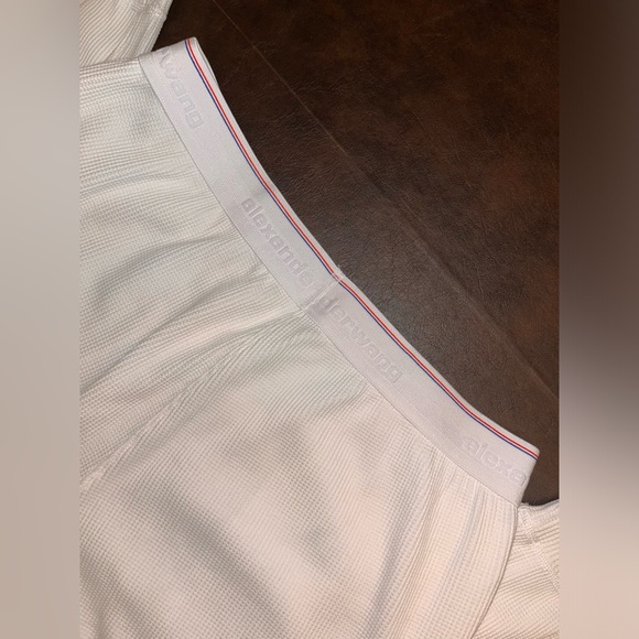 Unisex Alexander Wang Bodywear Joggers in White; Size: M - Picture 14 of 16